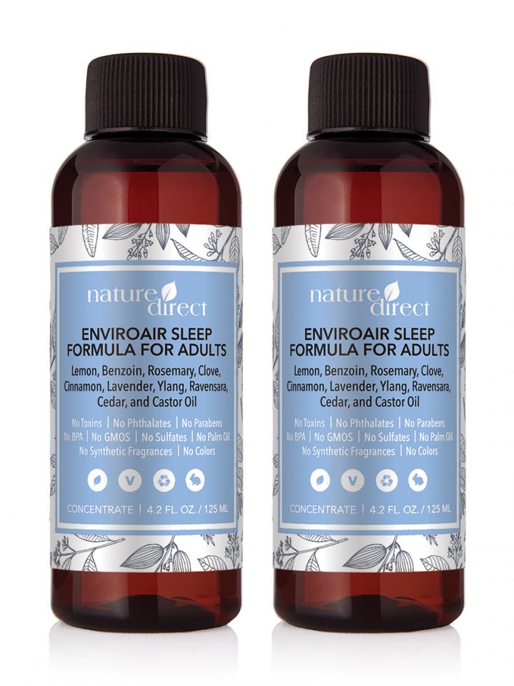 Nature Direct EnviroAir™ Sleep Formula for Adults Concentrate – 125ml 2-Pack Bundle